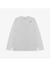 Men's Team Legend Dri Fit Long Sleeve T-Shirt White - NIKE - BALAAN 4