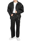 Nylon Straight Pants Black - GUCCI - BALAAN 7