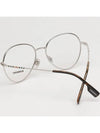 Eyewear Felicity Round Frame Eyeglasses Silver - BURBERRY - BALAAN 5