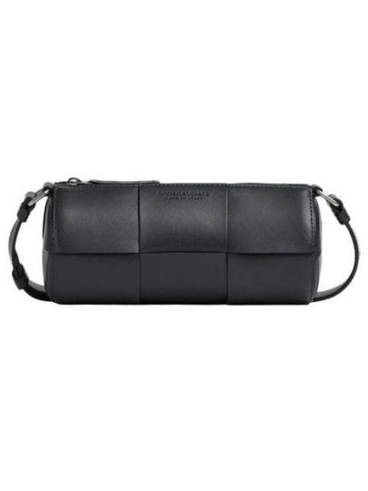 Intrecciato Small Cannette Cross Bag Black - BOTTEGA VENETA - BALAAN 2