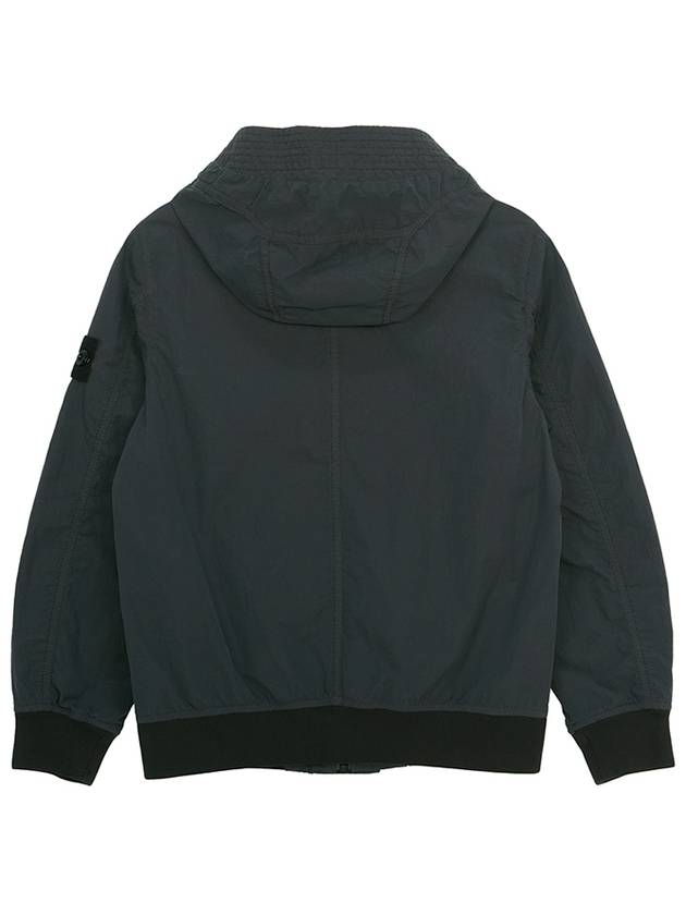 Wappen Patch Zip-Up Hoodie Dark Grey - STONE ISLAND - BALAAN 4