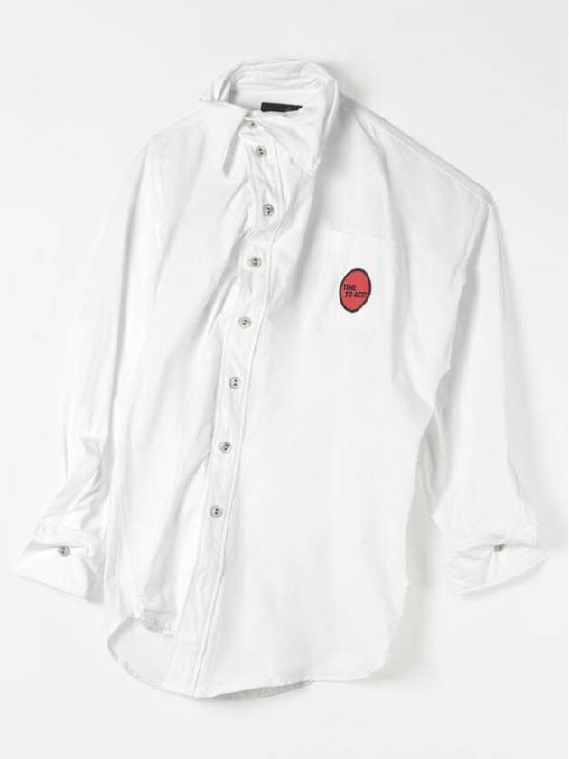Time To Act Chaos Shirt White - VIVIENNE WESTWOOD - BALAAN 2