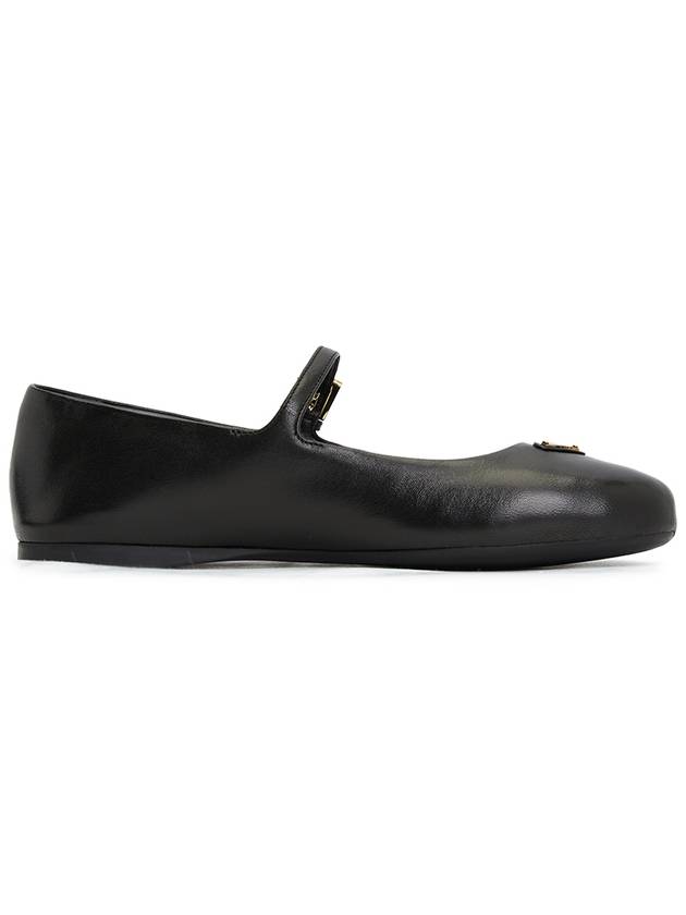 Patent Leather Ballerina Shoes Black - PRADA - BALAAN 5