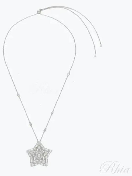 Stilla Star Pendant Necklace Silver - SWAROVSKI - BALAAN 2