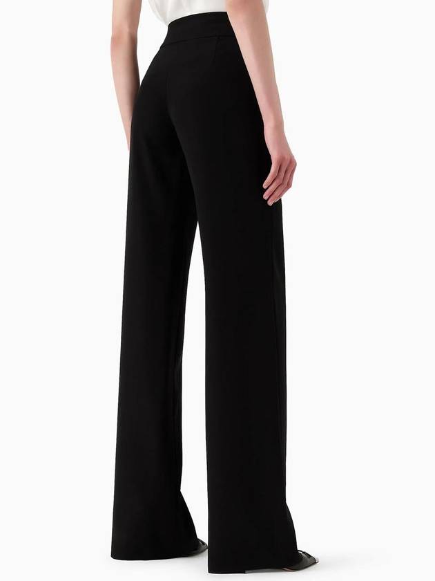 Flare Pants 8N2P05 2NWAZ0999 Black - EMPORIO ARMANI - BALAAN 4