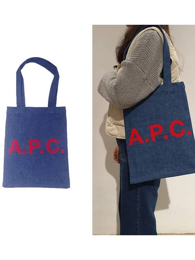 Logo Shoulder Bag Blue - A.P.C. - BALAAN 3