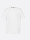 CD Icon Relaxed Fit Organic Cotton Short Sleeve T-Shirt White - DIOR - BALAAN 3