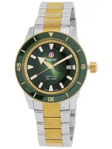 Rado Captain Cook Automatic Green Dial Men's Watch R32138303 - RADO - BALAAN 1