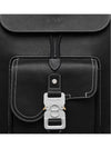 Saddle Grained Calfskin Backpack Black - DIOR - BALAAN 7