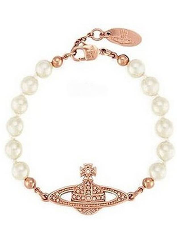 Mini Bas Relief Pearl Bracelet Rose - VIVIENNE WESTWOOD - BALAAN 1