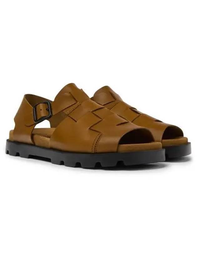 Brutus leather sandals brown - CAMPER - BALAAN 2