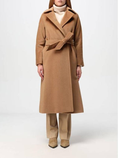 Baby Belt Virgin Wool Single Coat Camel - MAX MARA - BALAAN 1