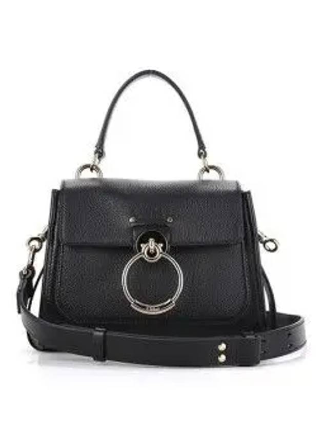 Tess Small Day Tote Shoulder Bag Black - CHLOE - BALAAN 4