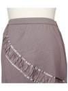 Light purple pleated trim uncut banding skirt 2 - ISSEY MIYAKE - BALAAN 5