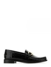 Moccasin Gancini Ornament Loafers Black - SALVATORE FERRAGAMO - BALAAN 2