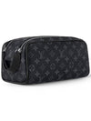 Dopp Kit Monogram Eclipse Pouch Bag Black - LOUIS VUITTON - BALAAN 3