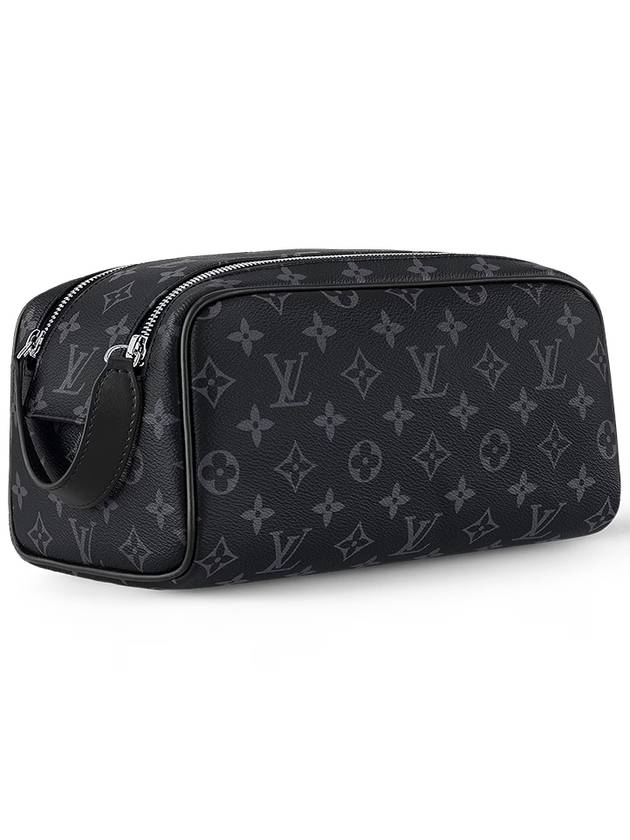 Dopp Kit Toilet Monogram Eclipse Pouch Bag Black - LOUIS VUITTON - BALAAN 3