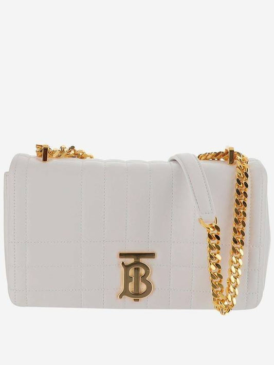 Lola Small Shoulder Bag Optic White - BURBERRY - BALAAN 2