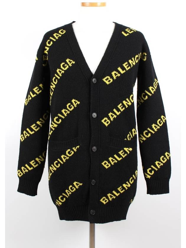 Multi logo cardigan XS - BALENCIAGA - BALAAN 1