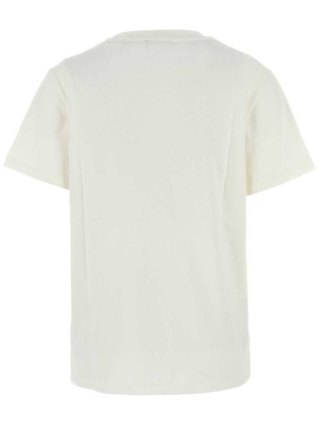 Print Label Short Sleeve T-Shirt White - A.P.C. - BALAAN 3