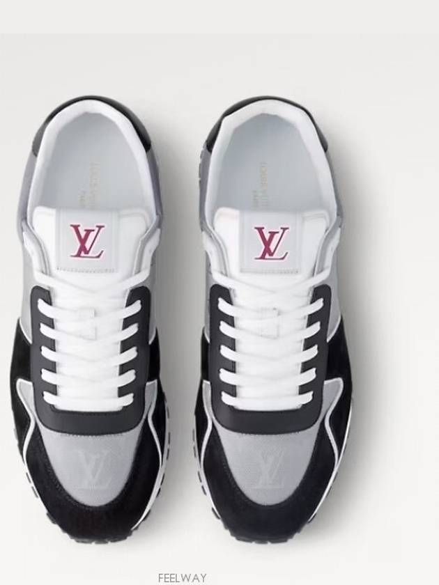 Run Away Low Top Sneakers Black Grey - LOUIS VUITTON - BALAAN 4