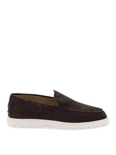 Casual Suede Slipper Loafers Brown - TOD'S - BALAAN 2