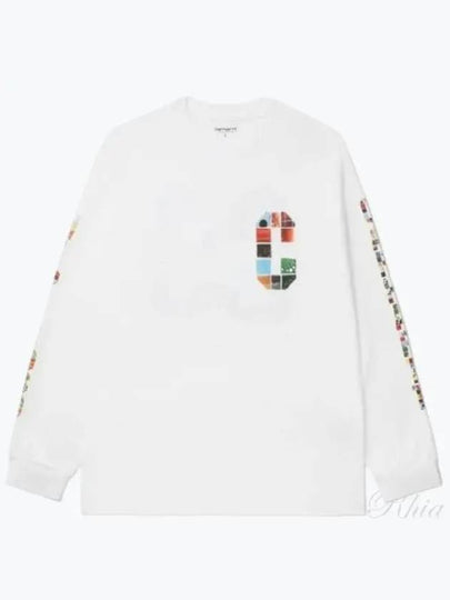 Machine 89 Long Sleeve T-Shirt White - CARHARTT WIP - BALAAN 2