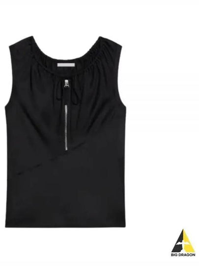 Drawstring Sleeveless Black - HELMUT LANG - BALAAN 2