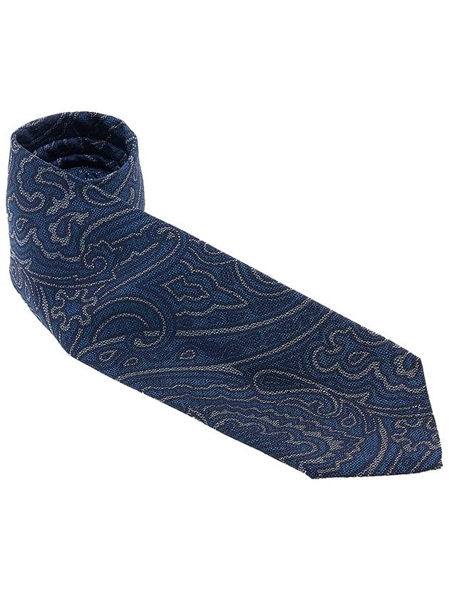 Paisley Logo Silk Tie 12026 3003 200 - ETRO - BALAAN 3