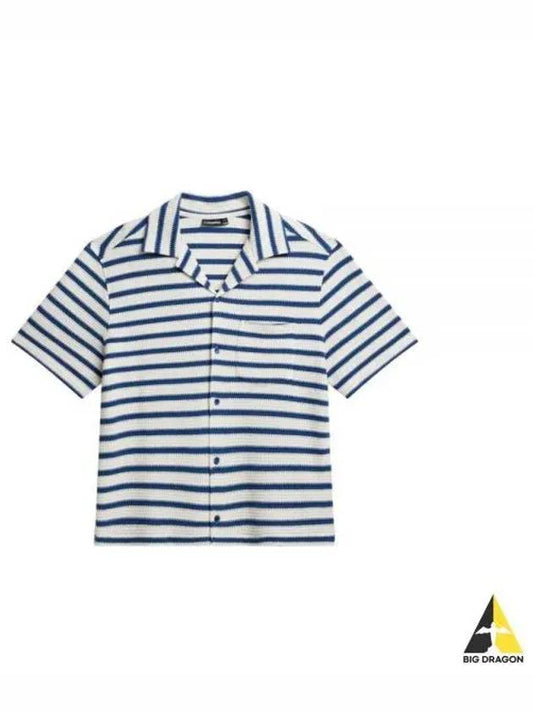 TIRO RESORT STRIPE SHIRT FMJS11479 O341 Men s Striped - J.LINDEBERG - BALAAN 2