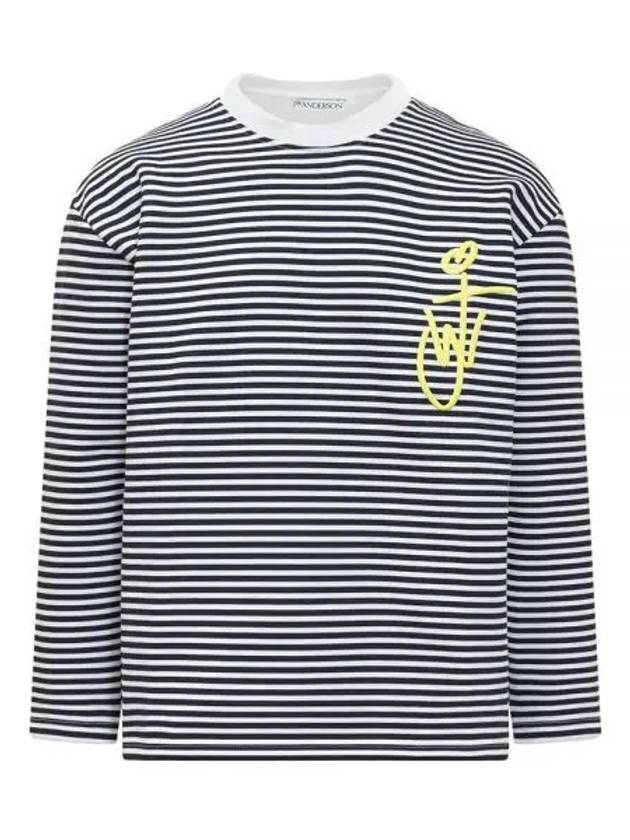 ANCHOR T SHIRT JW0026PG0639 901 anchor logo striped t-shirt - JW ANDERSON - BALAAN.