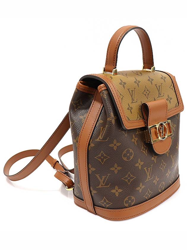 M45142 Monogram Reverse Canvas Dauphine PM Backpack - LOUIS VUITTON - BALAAN 3