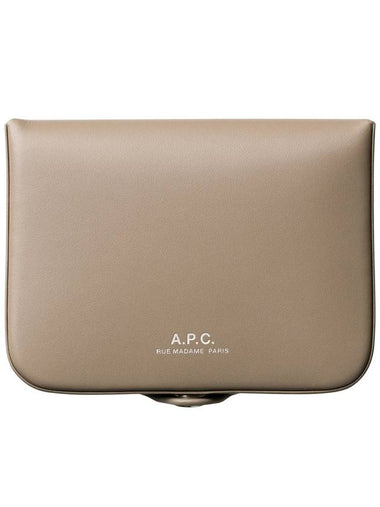 Josh Card Coin Wallet Beige Color - A.P.C. - BALAAN 1