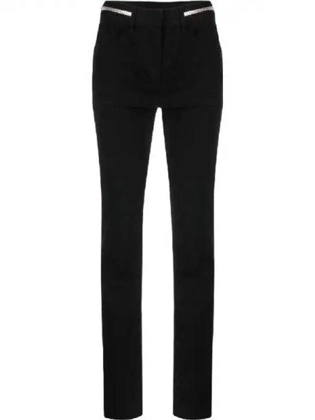 Rhinestone trimming slim denim pants 270440 - GIVENCHY - BALAAN 1