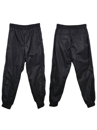 Drawstring Waistband Nylon Track Pants Black - JUUN.J - BALAAN 2