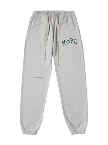 University sweatpants heather gray - MUSEUM OF PEACE & QUIET - BALAAN 1