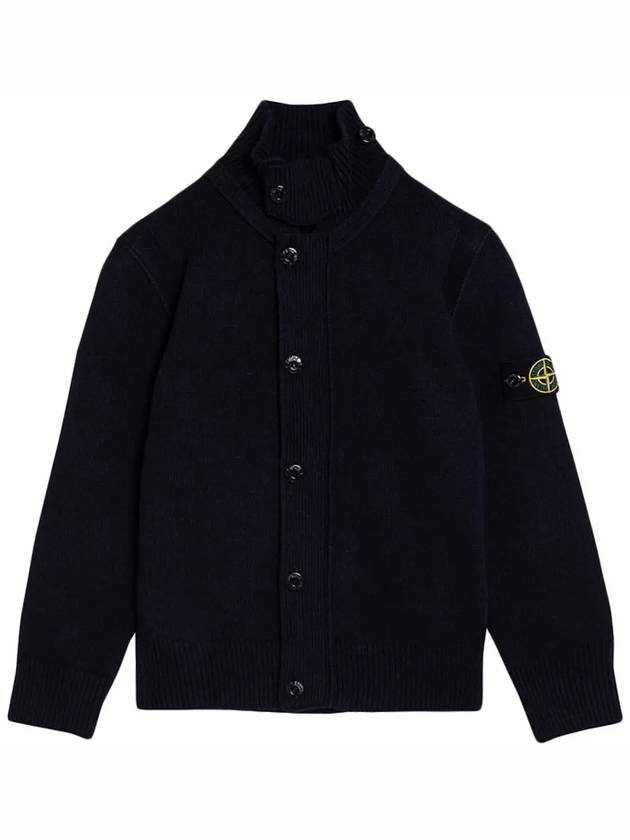 Kids Stone Island Knit Sweatshirt MO8116503Z1 V0029 BLACK - STONE ISLAND - BALAAN 3