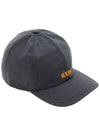 Embroidered Logo Ball Cap Grey - MSGM - BALAAN 5