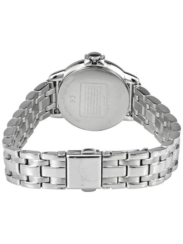 Arden Quartz Metal Watch Silver - COACH - BALAAN 4