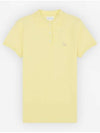 Baby Fox Patch Regular Polo Shirt Yellow - MAISON KITSUNE - BALAAN 2