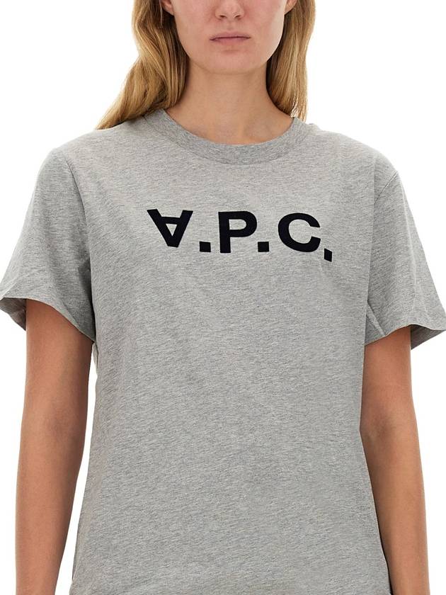 Standard Grand VPC Short Sleeve T-Shirt Grey - A.P.C. - BALAAN 9