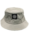 Logo Patch Nylon Metal Bucket Hat Green - STONE ISLAND - BALAAN 2