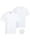 Luminous Back Logo Short Sleeve T-Shirt White - WOOYOUNGMI - BALAAN 2