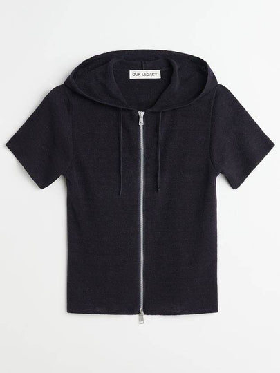 Slim Zip-Up Linen Cardigan Black - OUR LEGACY - BALAAN 2