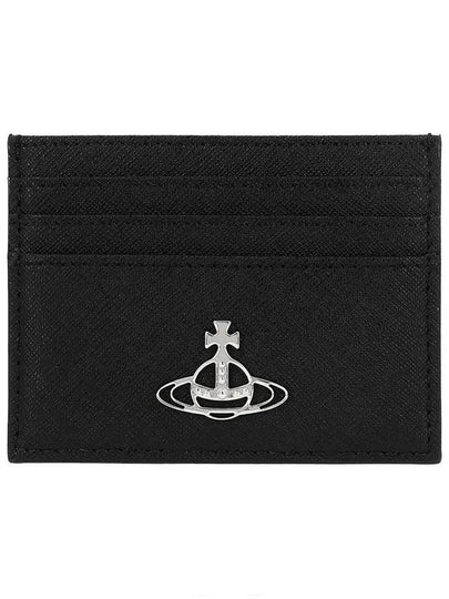 Logo Plaque Card Wallet Black - VIVIENNE WESTWOOD - BALAAN 2