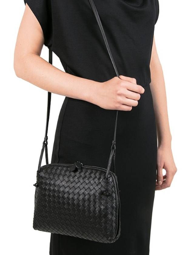 Nodini Intrecciato Cross Bag Black - BOTTEGA VENETA - BALAAN 7