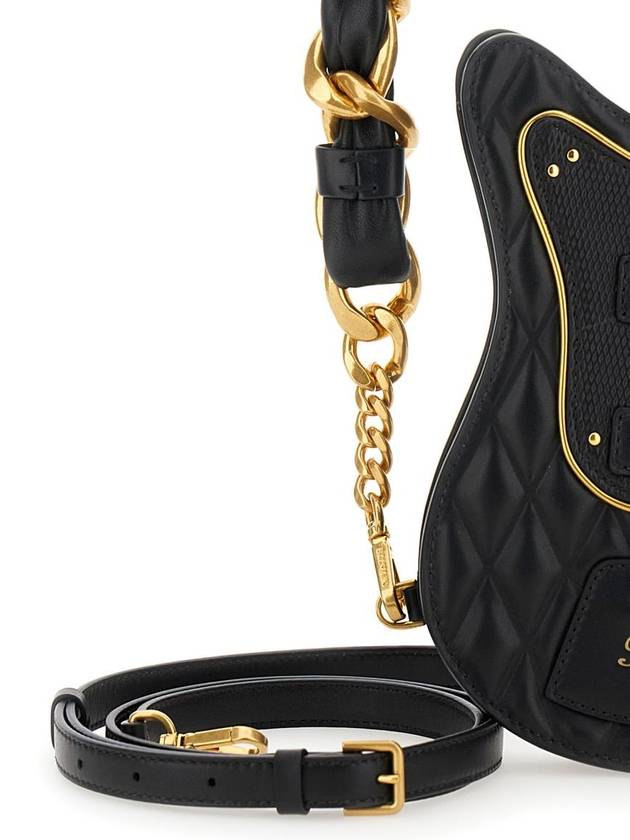 Black Shoulder Bag With Embossed Logo In Quilted Leather Woman - BALMAIN - BALAAN 3