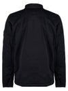 Compass Patch Shirt Zip Up Jacket Black - STONE ISLAND - BALAAN 4