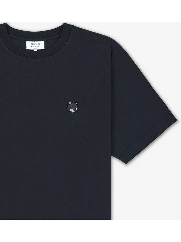 Bold Fox Head Patch Comfort Short Sleeve T-Shirt Black - MAISON KITSUNE - BALAAN 6