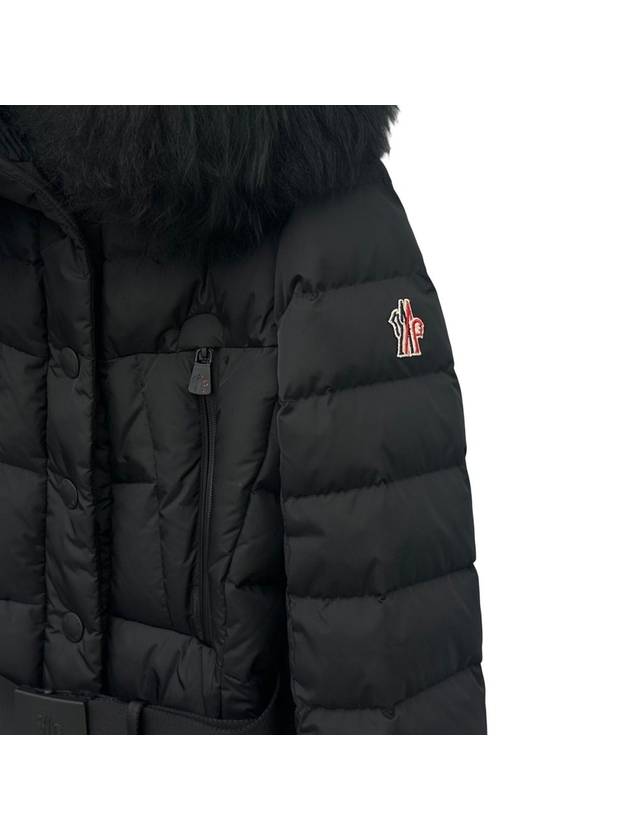 Grenoble Beverley Hooded Ski Short Padded Black - MONCLER - BALAAN 4